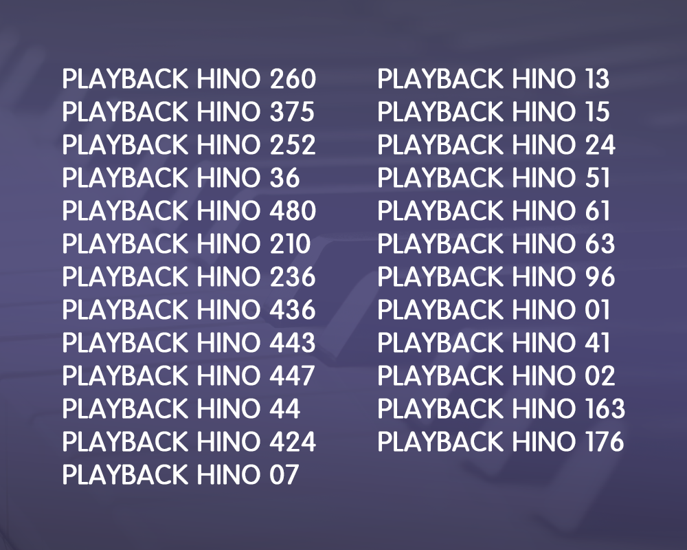 PACK 2 - 25 PLAYBACKS 