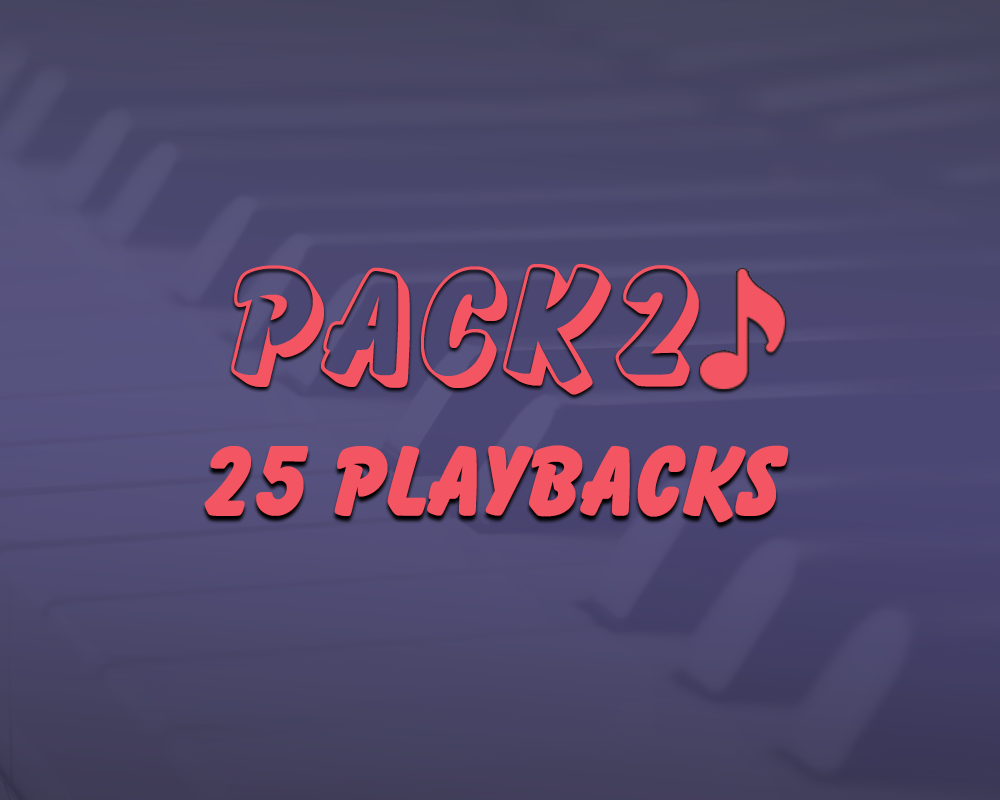 PACK 2 - 25 PLAYBACKS 